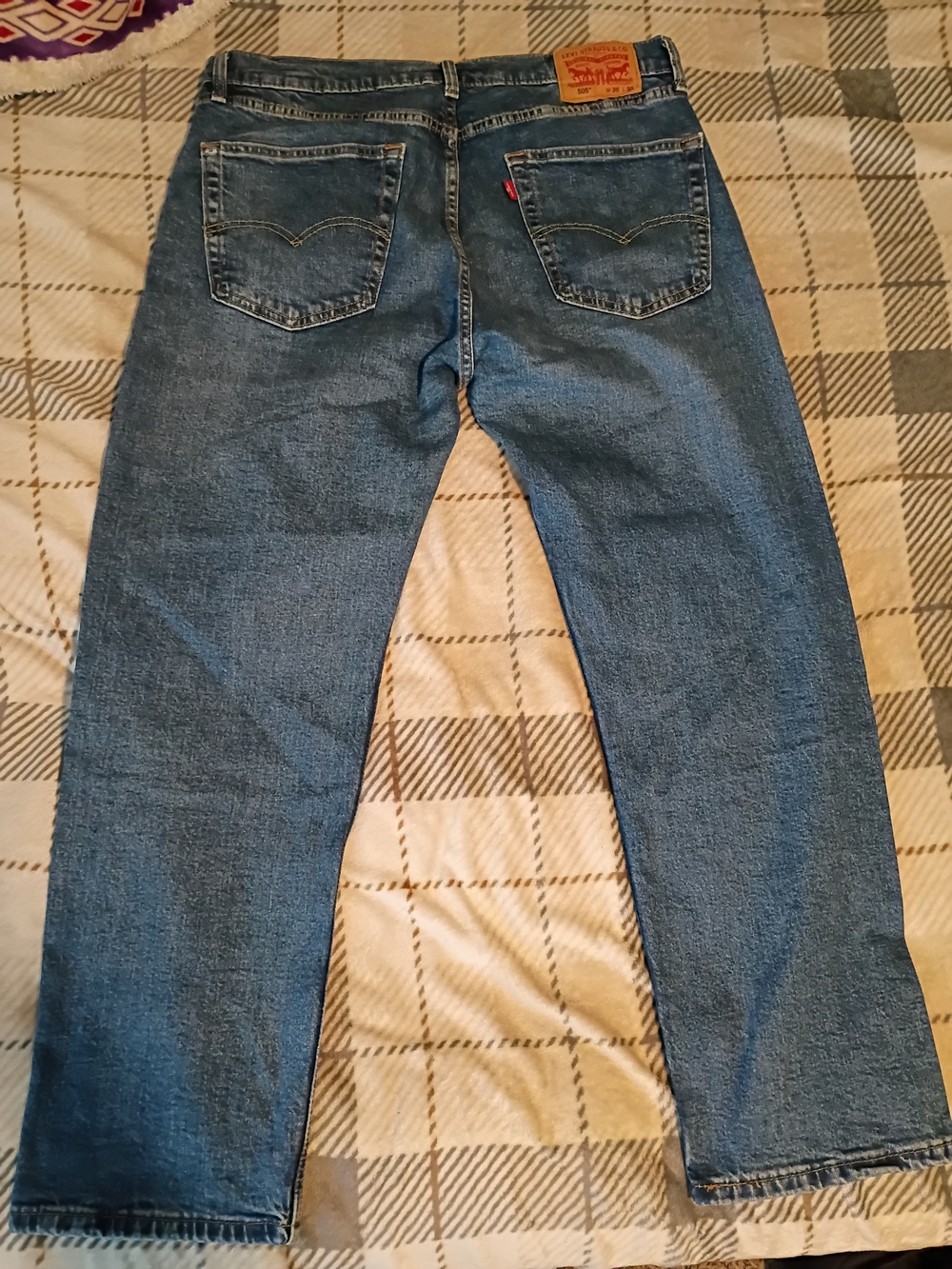 Levi's Men's Blue Denim Jeans 36x30 Model 505